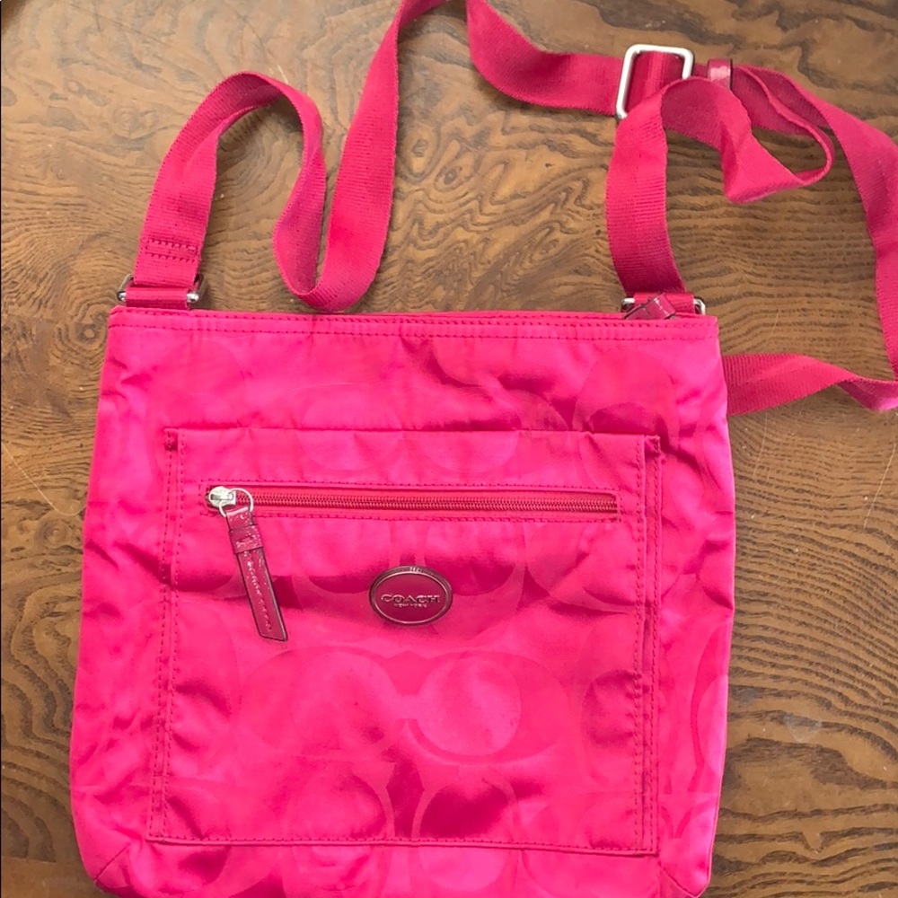 pink coach purse